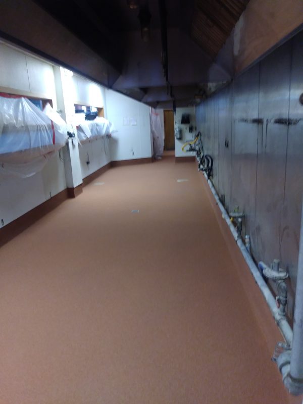 The Cobalt Restaurant Sika Floor System. SSI in Mobile, Alabama