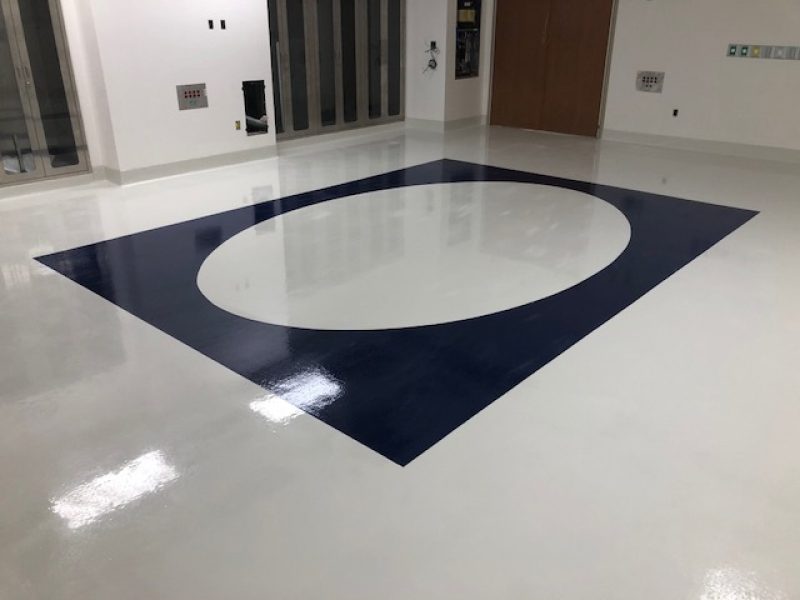 Singing River Hospital Operating Rooms, Sherwin Williams Epoxy System. SSI in Mobile, Alabama