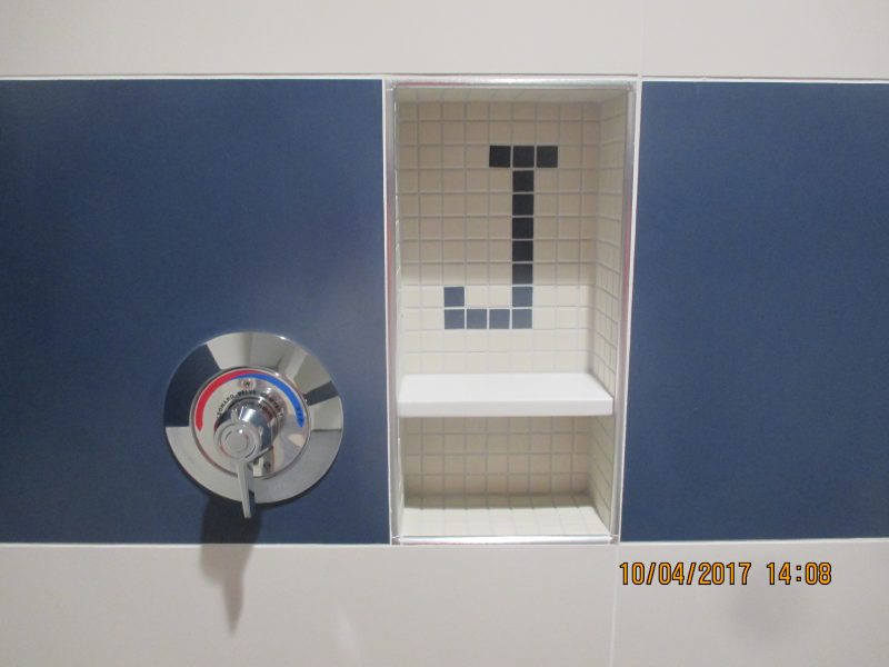 Jesuit High School Locker Room- Ceramic Tile