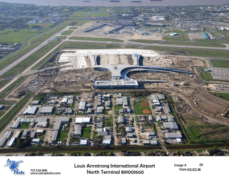 Louis Armstrong International Airport North Terminal Progress